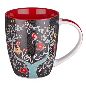 Love Grows Inspirational Mug - Psalm 136:2-0