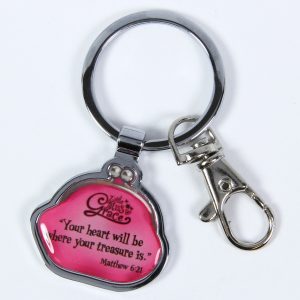 Matthew 6:21 - Epoxy Keyring-0