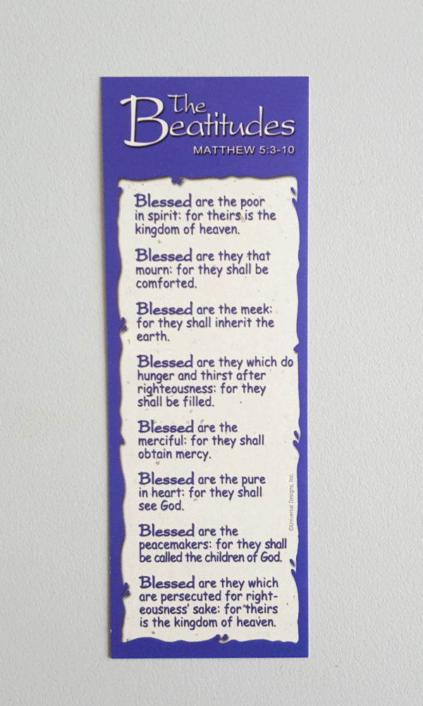 Beatitudes Bookmark | Bible Society Lebanon Shop