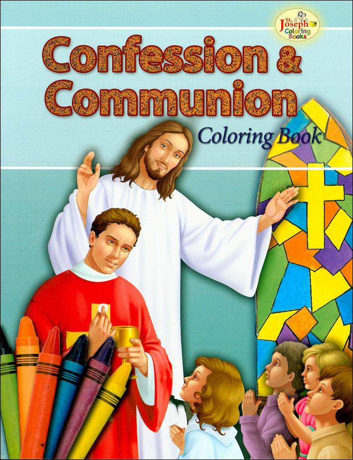 CONFESSION AND COMMUNION COLORING BOOK 695-0