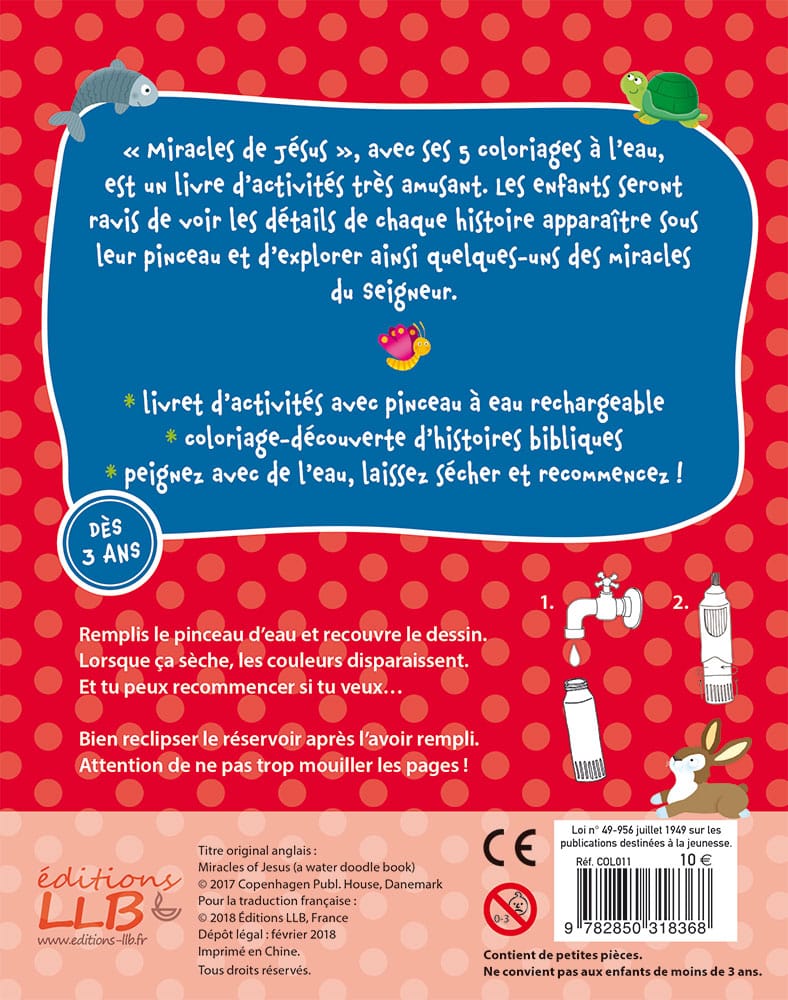 Miracles de Jésus - coloriages à l'eau - Image 5