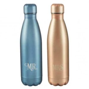 Mr & Mrs SS water bottle