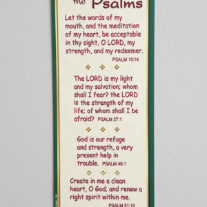 Favorite Psalms Bookmark