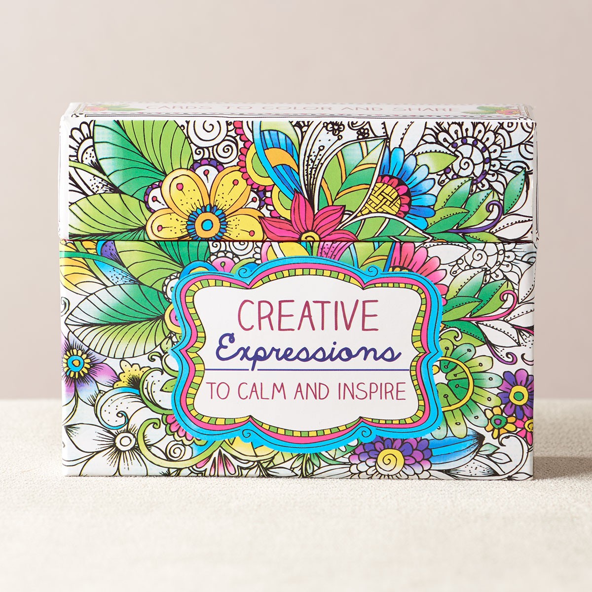 CREATIVE EXPRESSIONS COLORING CARDS