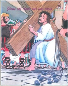 5032 French Jesus est cloue sur une croix