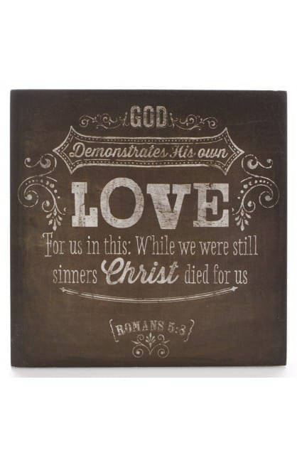 Chalkboard Collection: Love Wooden Wall Dec?r Plaque