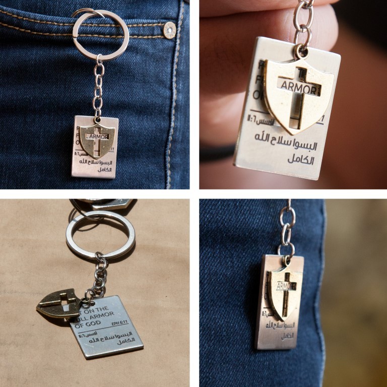 CROSS TAG KEY CHAIN
