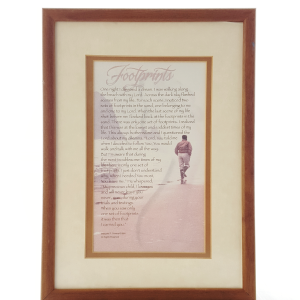 Footprints frame