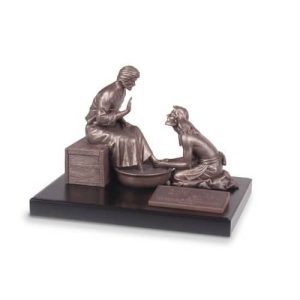 LARGE HUMBLE SERVANT SCULPTURE