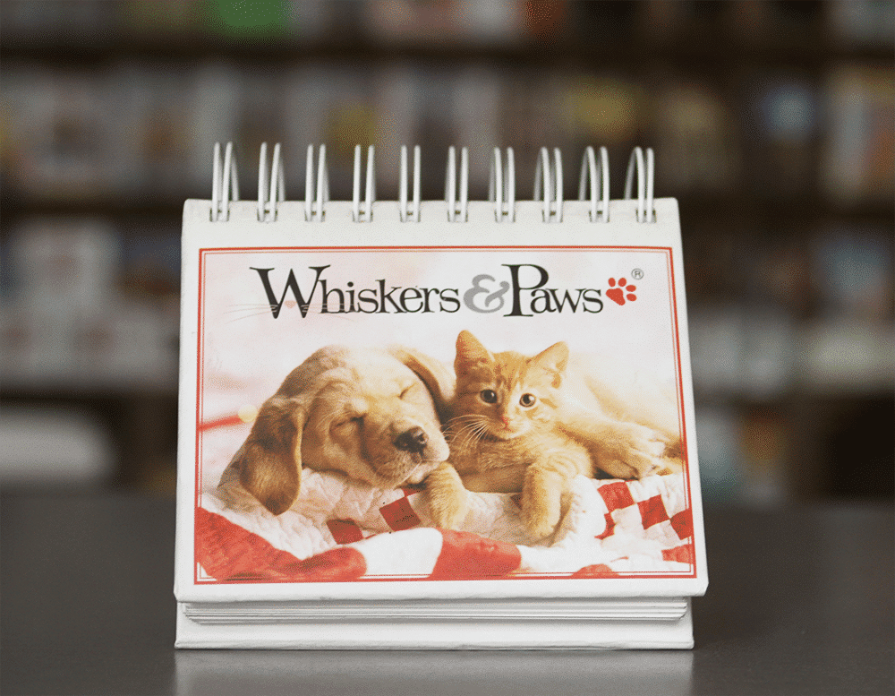 Whiskers & Paws calendar
