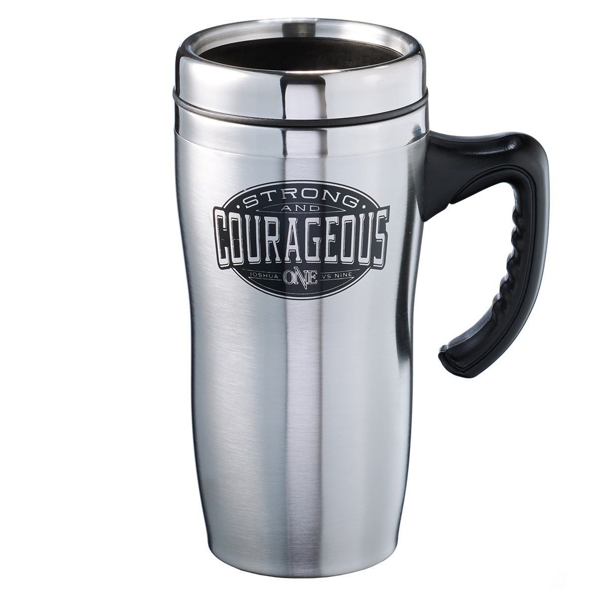 Travel Mug SS Strong & Courageous