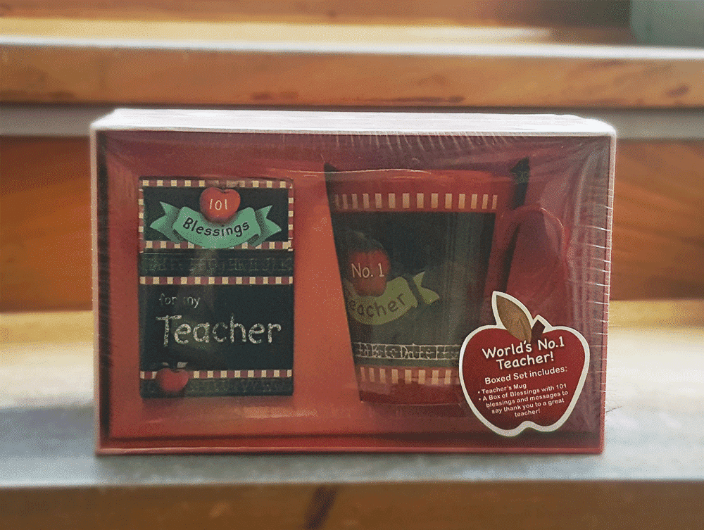 101 blessings and No. 1 Teacher mug package