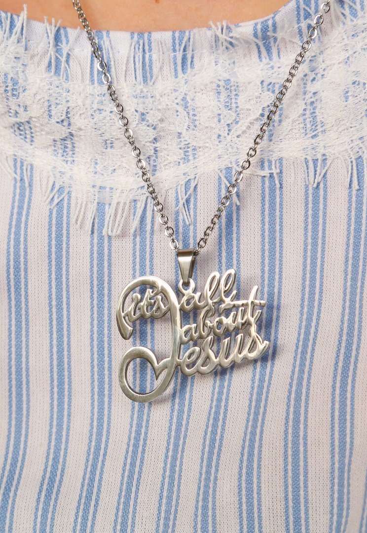 IT'S ALL ABOUT JESUS NECKLACE