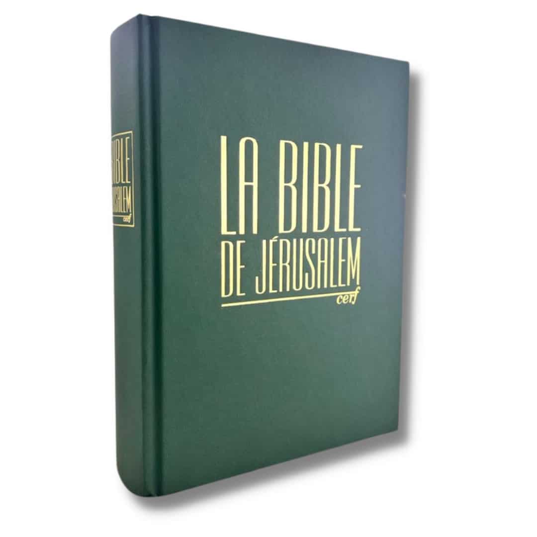 Bible Jerusalem compacte verte
