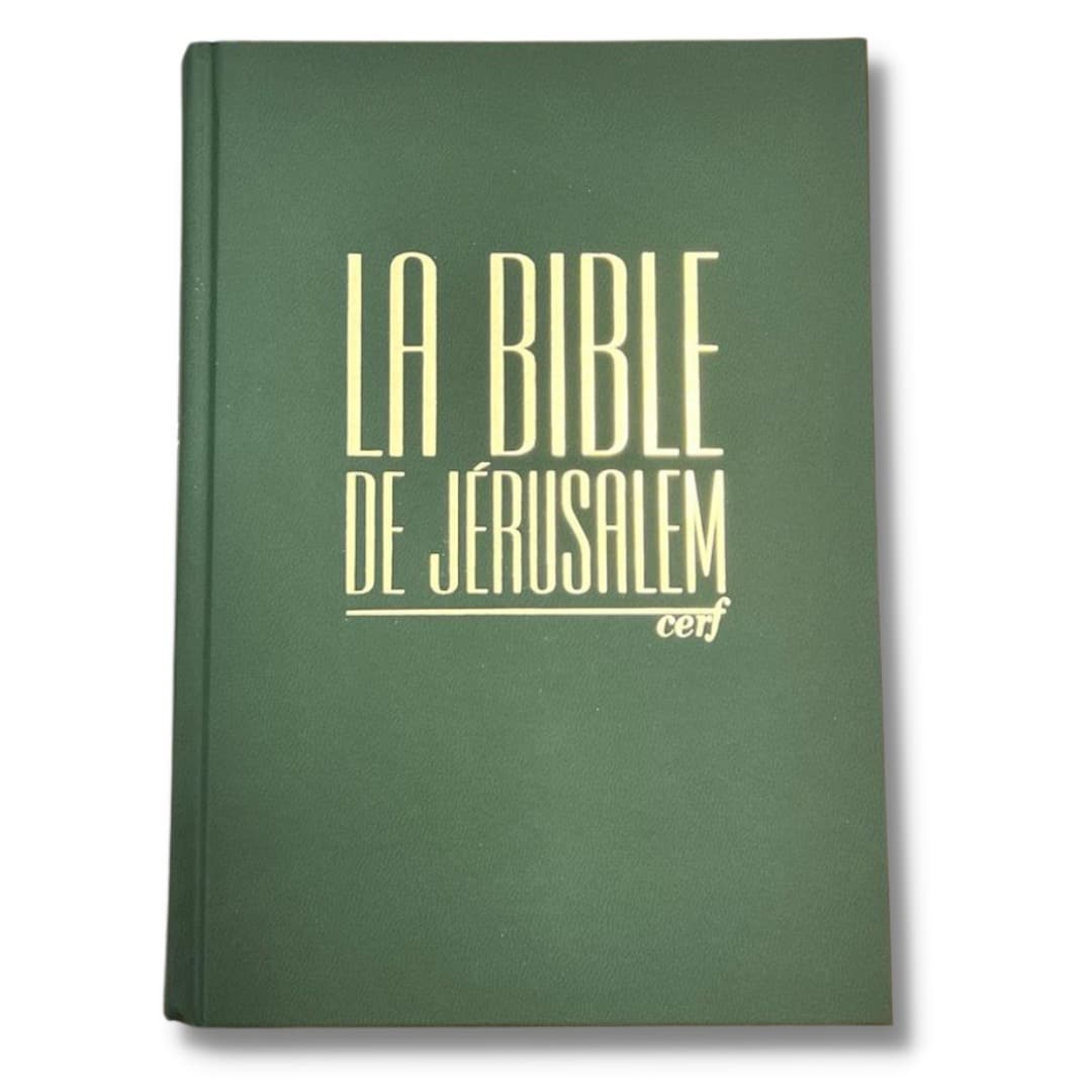 Bible Jerusalem compacte verte