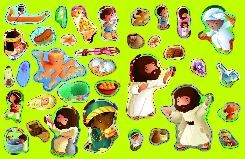 Sparkly Sticker Bible Storybook