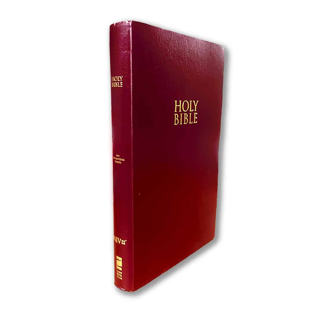 NIV gift and award Bible BURGUNDY - Image 2