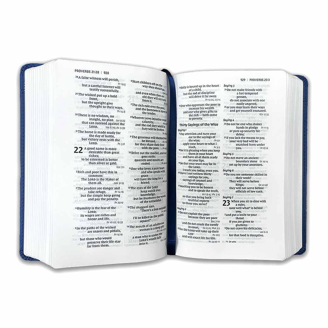 NIV Reference Bible Compact Blue - Image 2