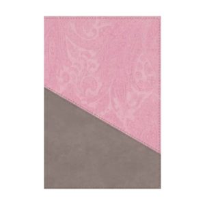 NIV Personal Size Large Print Pink Grey