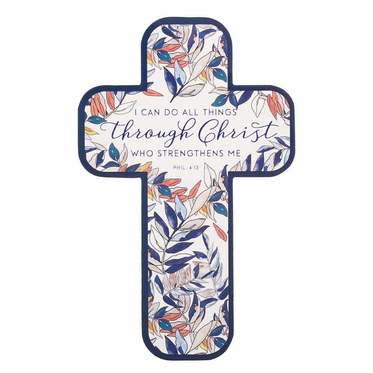 Cross Bookmark All Things Through Christ Phil 4:13