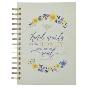 Journal Wirebound Navy Kind Words Prov 16:24
