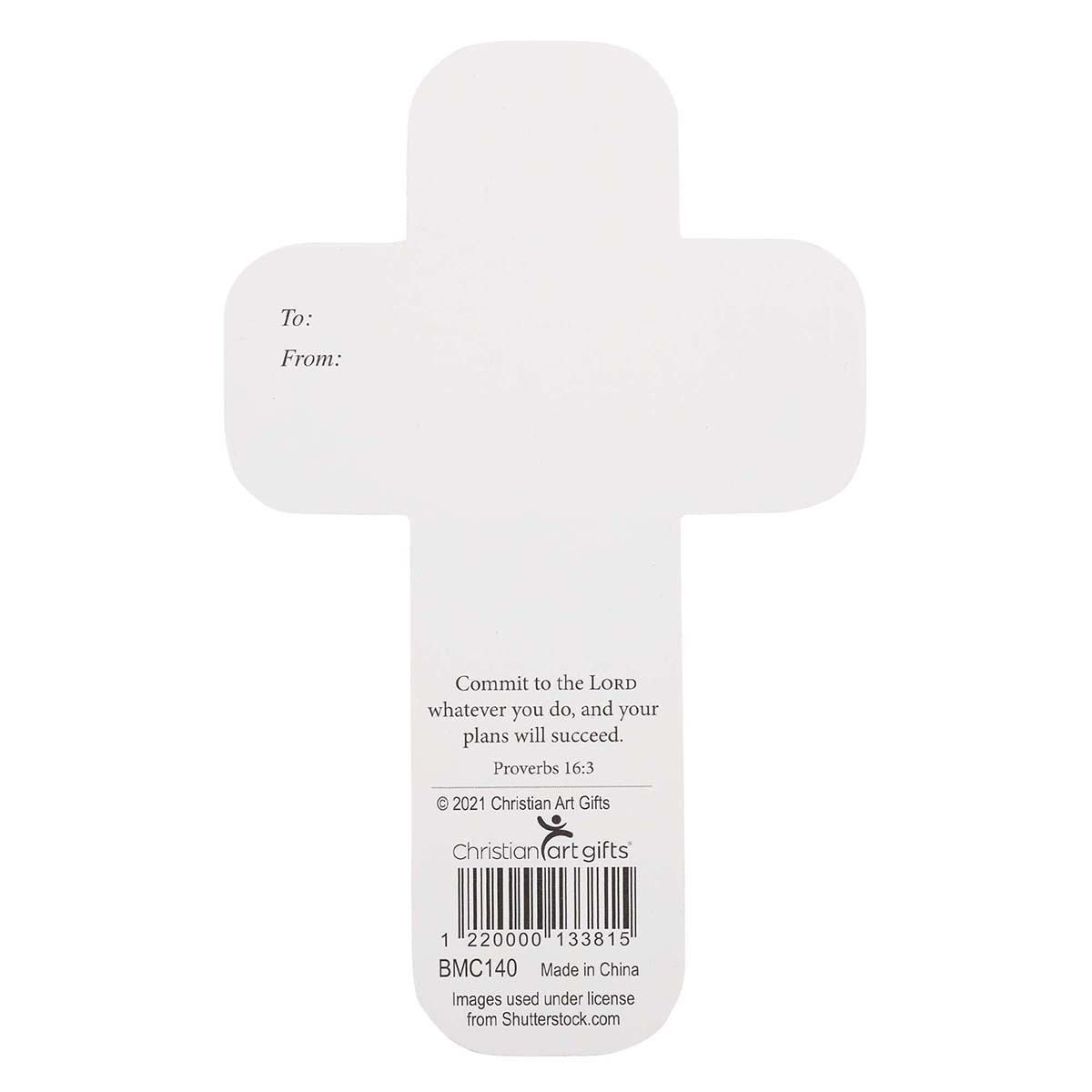 Cross Bookmark I Know the Plans Jer 29:31 - Image 2