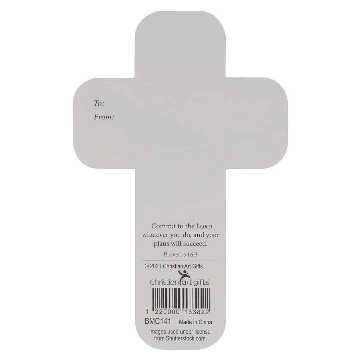 CROSS BOOKMARK EAGLES WINGS ISAIAH 40:31 - Image 2