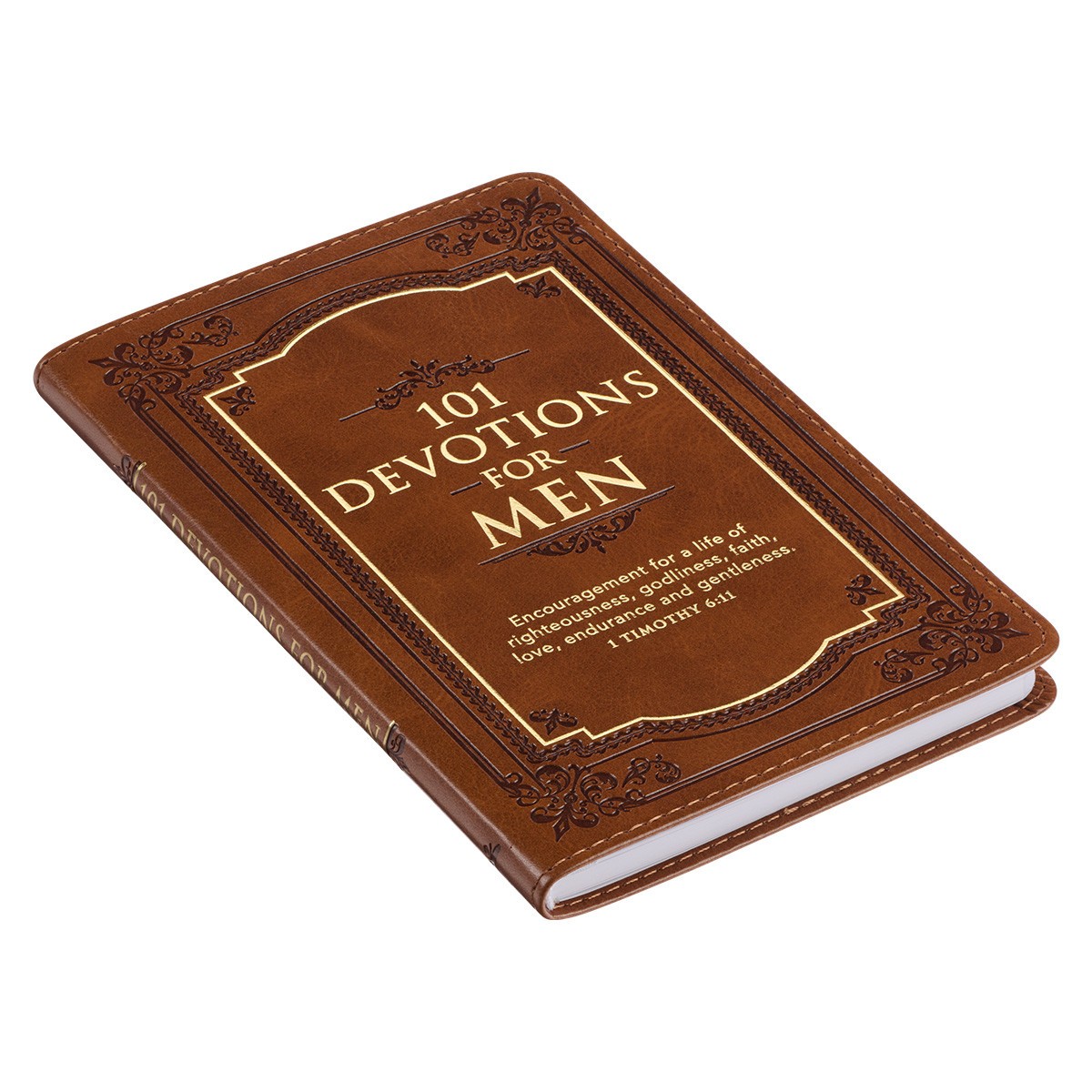 101 Devotions for Men Faux Leather - Image 3