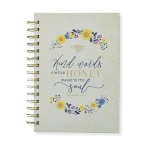 Journal Wirebound Navy Kind Words Prov 16:24