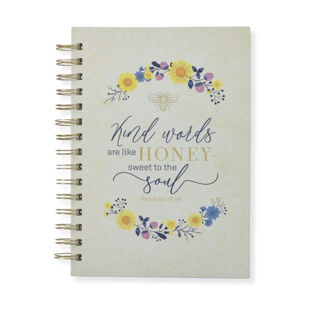 Journal Wirebound Navy Kind Words Prov 16:24