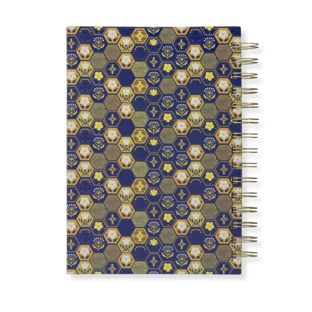 Journal Wirebound Navy Kind Words Prov 16:24 - Image 2