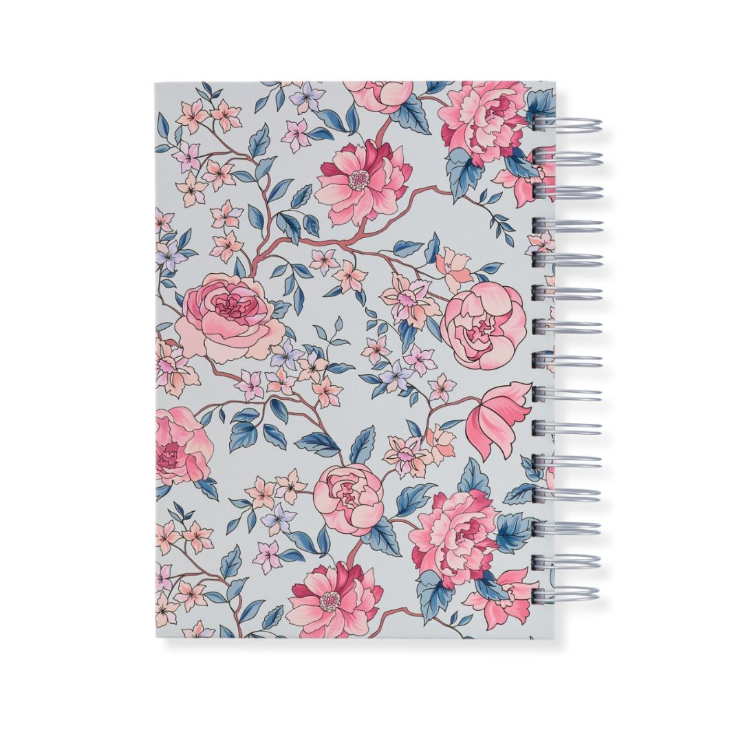 Journal Wirebound Light Blue Floral More Precious - Image 2