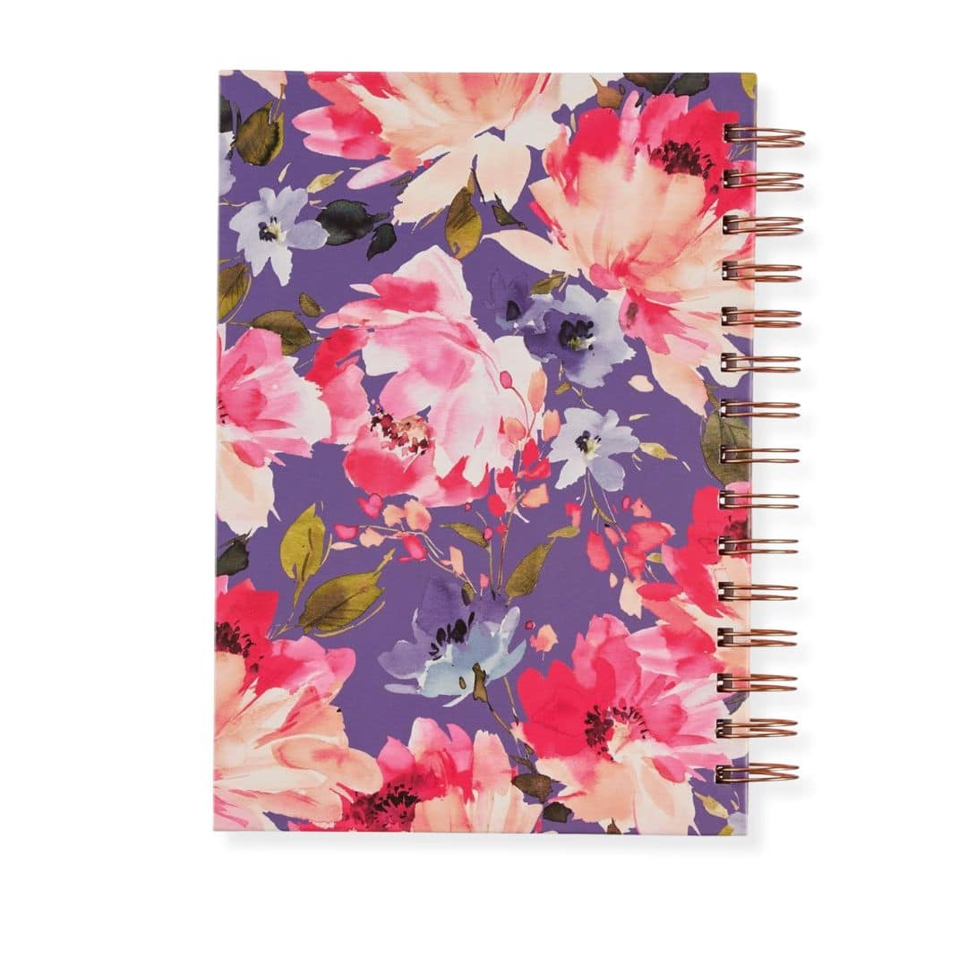 Journal Wirebound Purple/Pink He Restores My Soul Ps 23:3 - Image 2