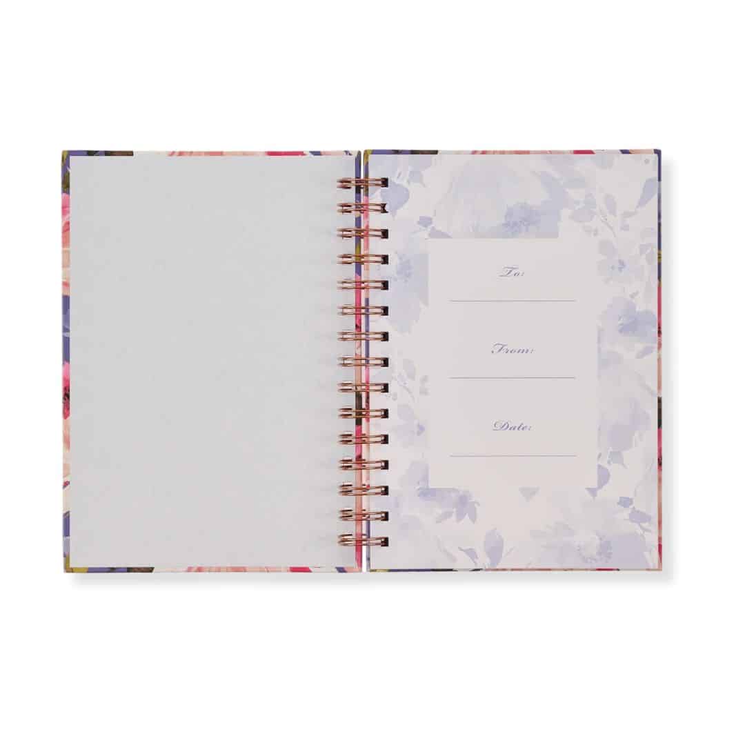 Journal Wirebound Purple/Pink He Restores My Soul Ps 23:3 - Image 3