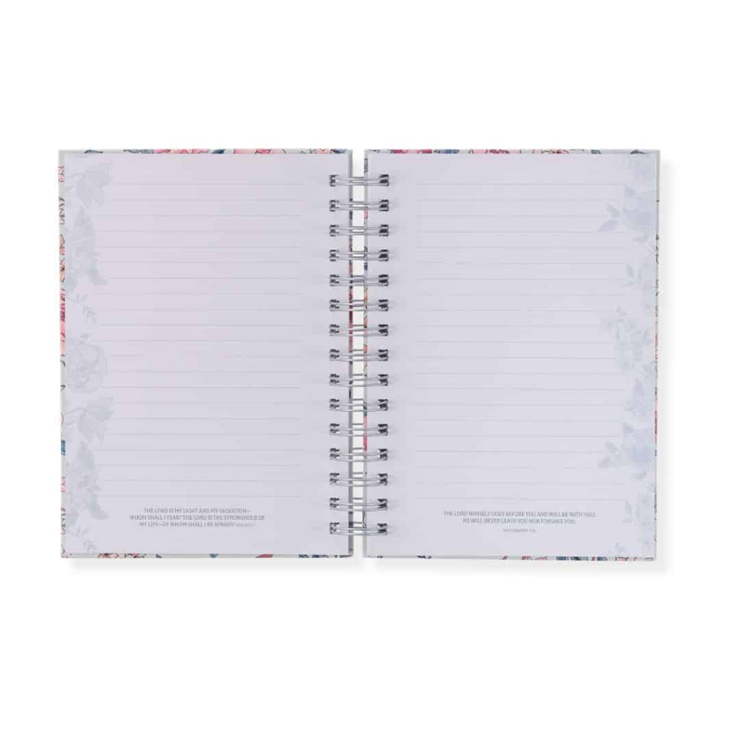 Journal Wirebound Light Blue Floral More Precious - Image 4