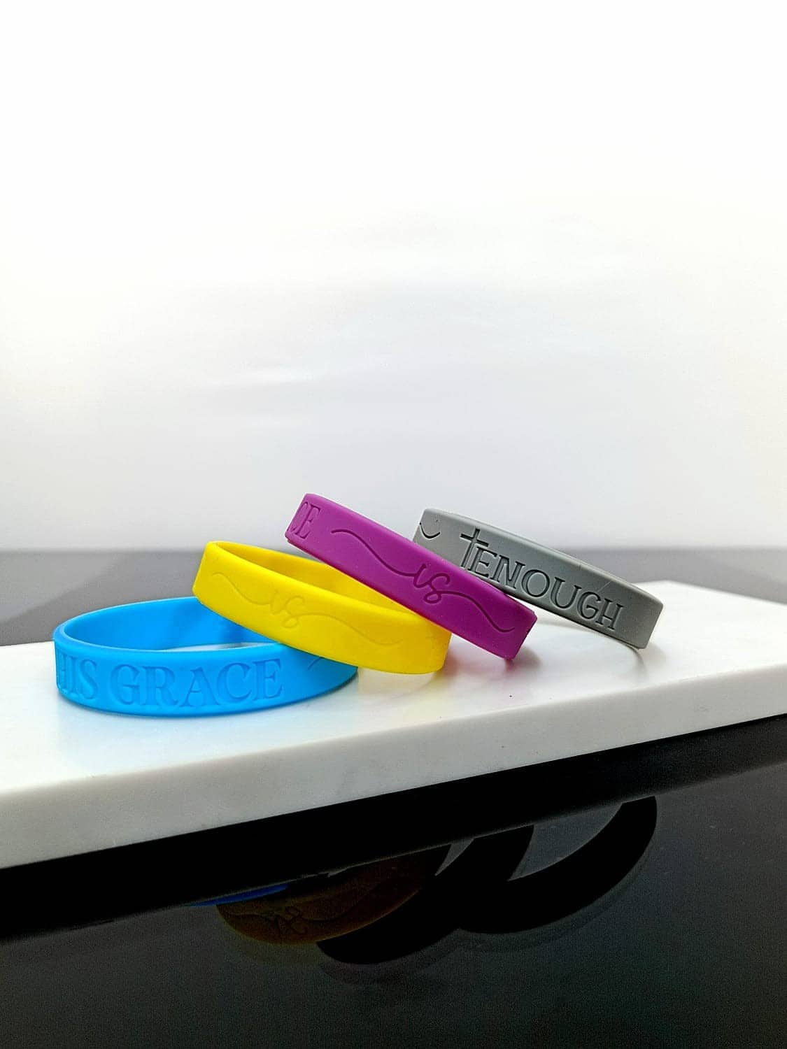 HIS GRACE IS ENOUGH SILICONE BRACELET 19CM - Image 12