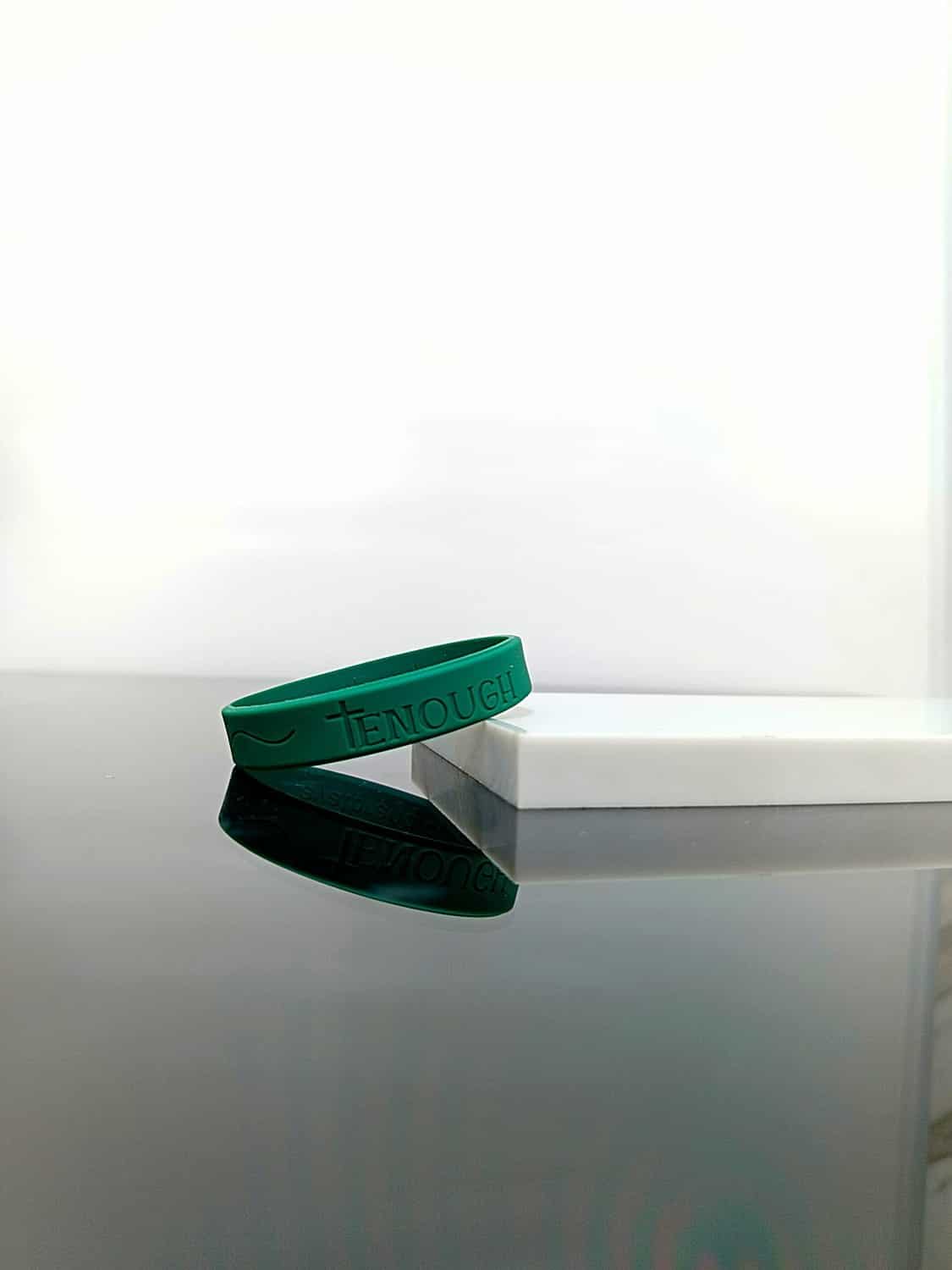 HIS GRACE IS ENOUGH SILICONE BRACELET 19CM - Image 9