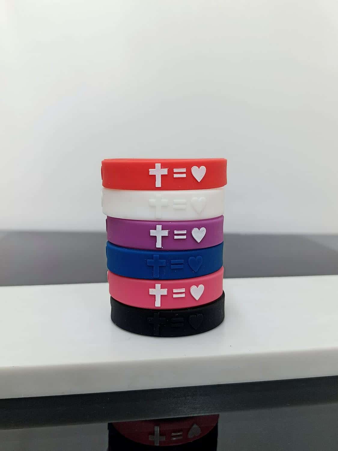 CROSS MULTICOLOR SILICONE BRACELET 19CM