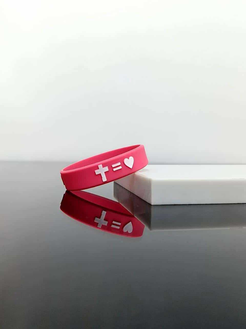 CROSS MULTICOLOR SILICONE BRACELET 19CM - Image 2