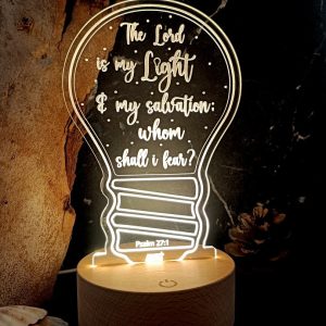 THE LORD IS MY LIGHT NIGHT LIGHT