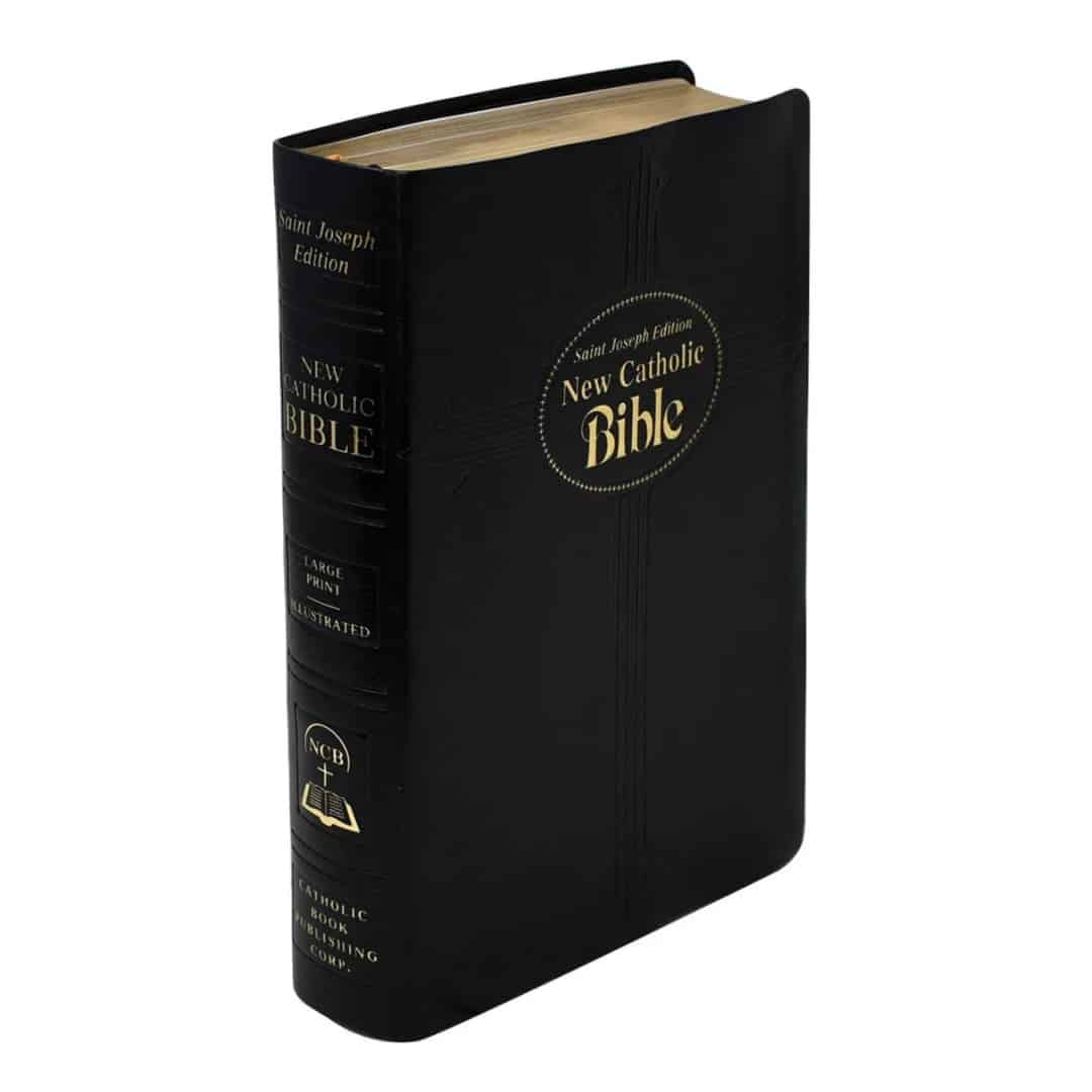 The New Catholic Bible Large Type edition - Black 614/19B