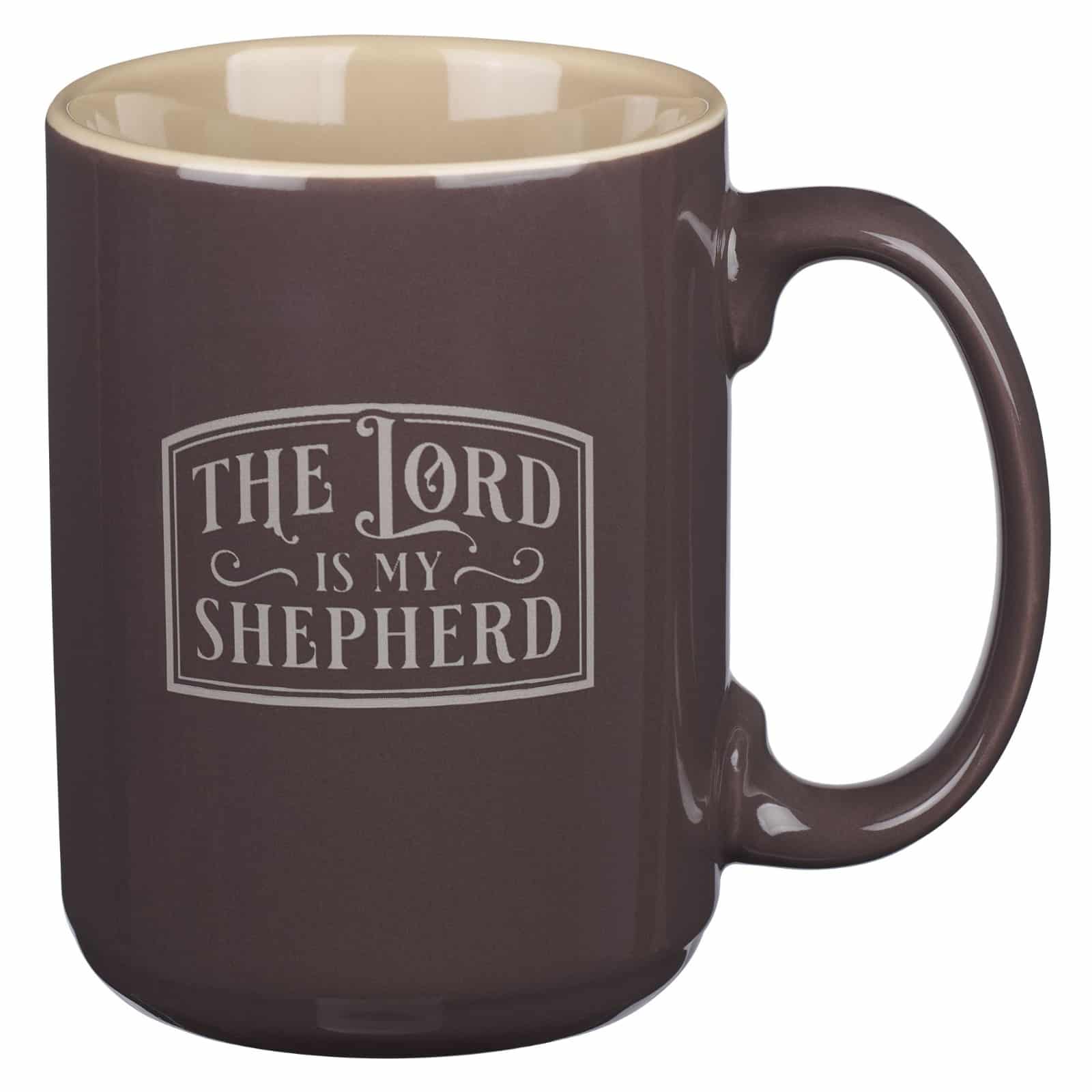 Mug Khaki The Lord is My Shepherd Ps 23