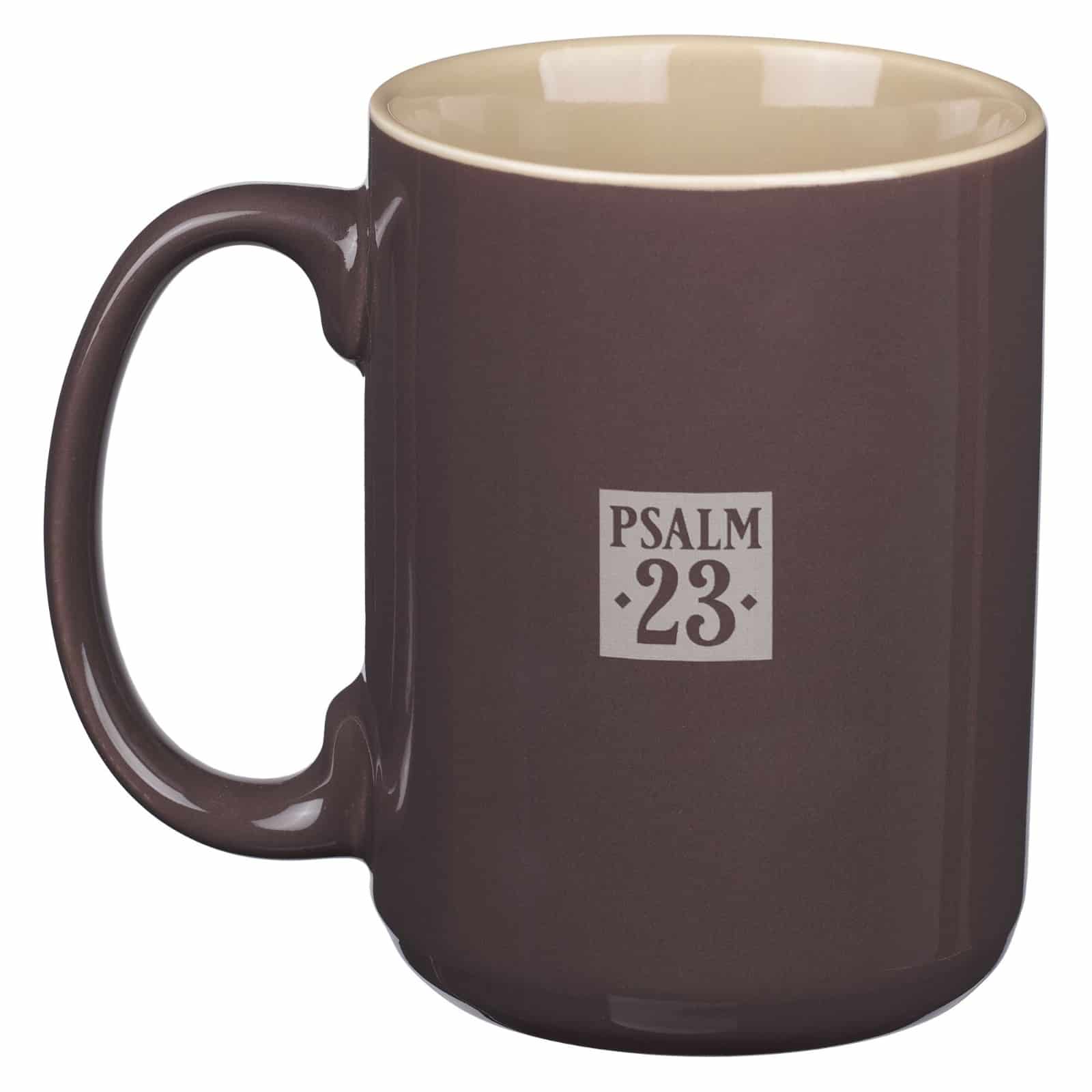Mug Khaki The Lord is My Shepherd Ps 23