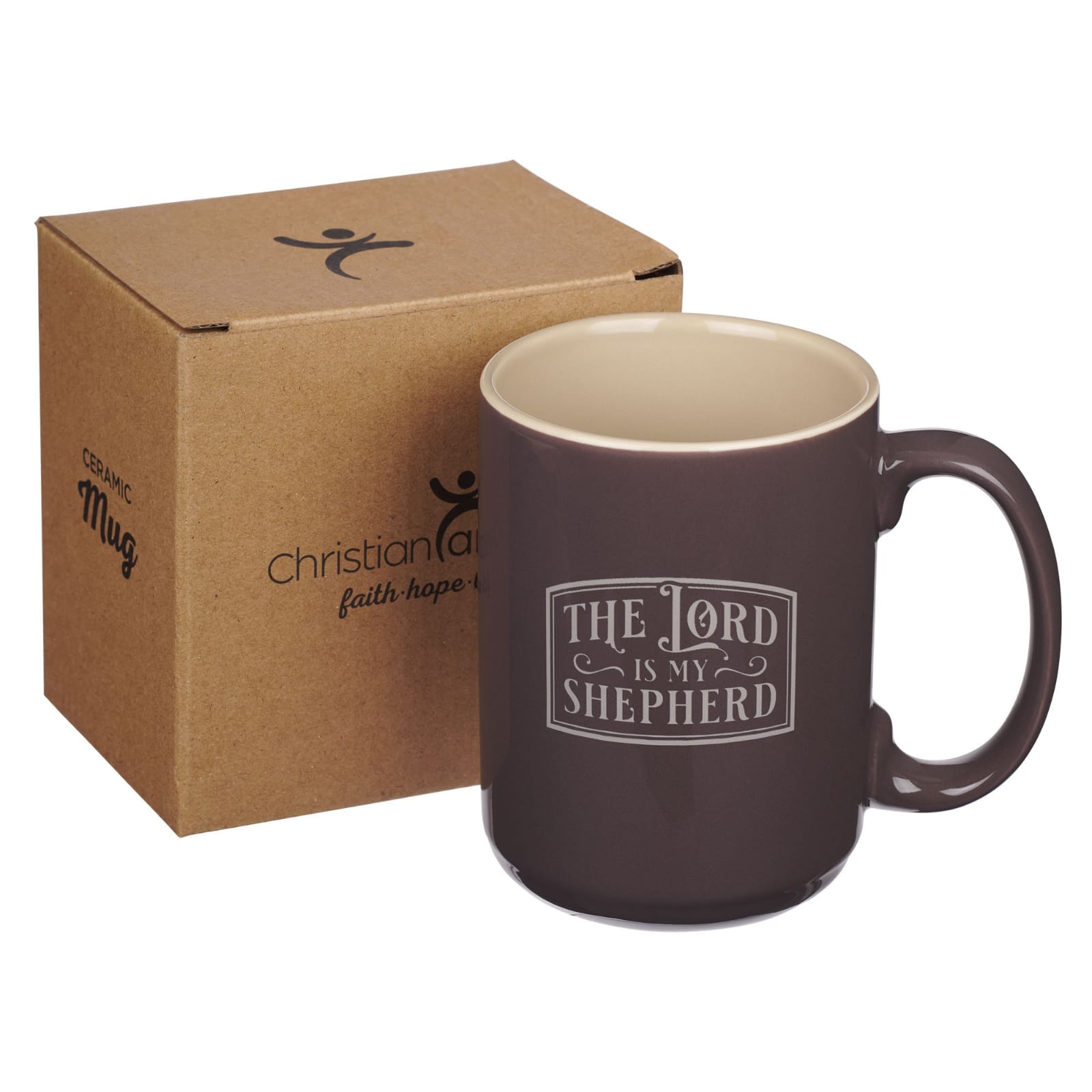 Mug Khaki The Lord is My Shepherd Ps 23