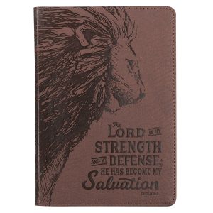Journal Classic Brown My Strength & My Defense Exodus 15:2